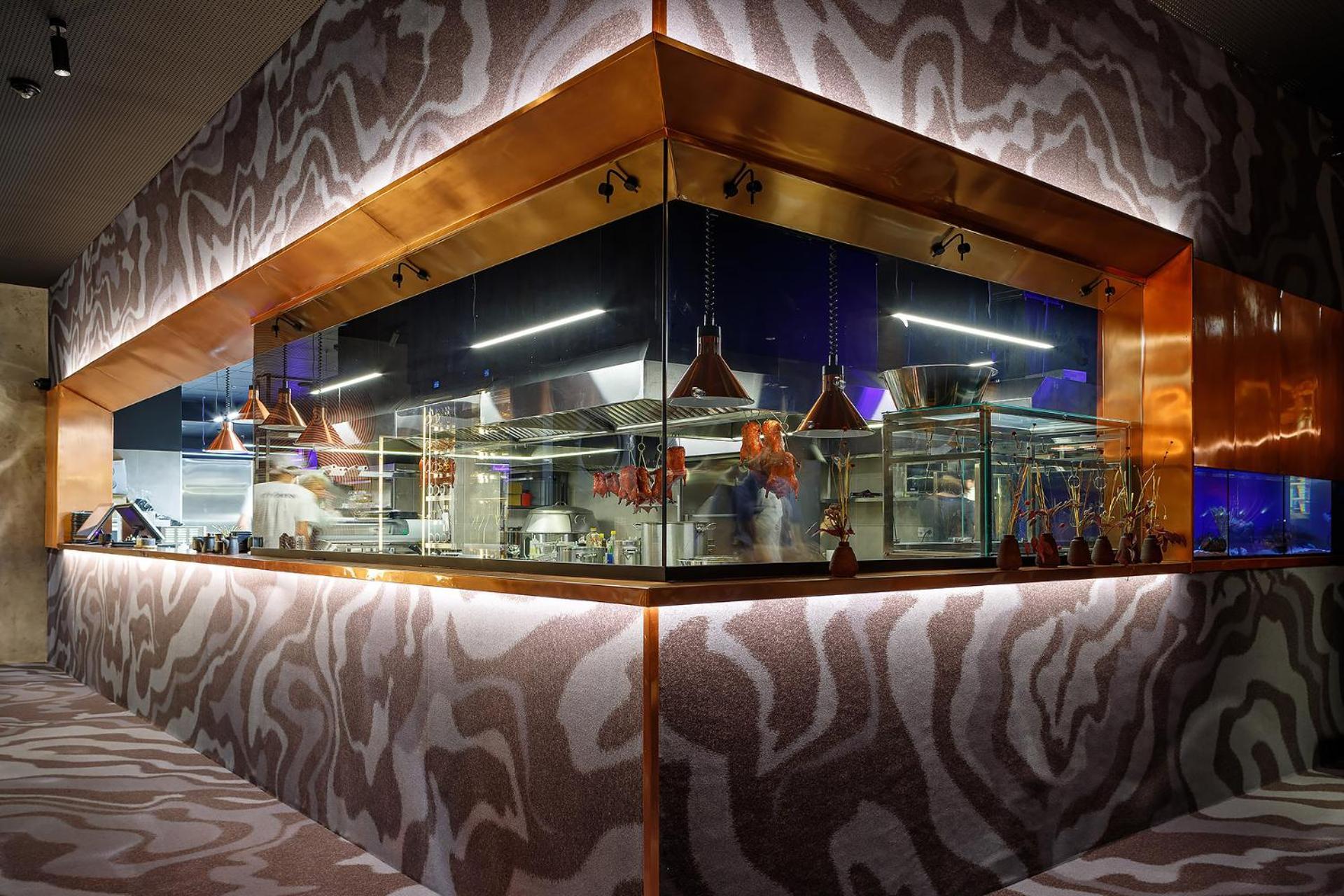 Emily Resort Lviv Extérieur photo The open kitchen at the restaurant